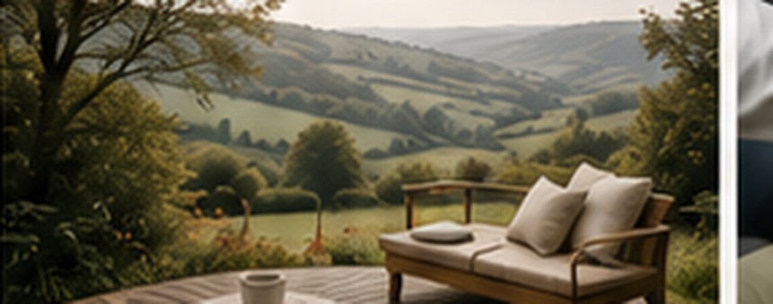 Devon countryside surrounding Mindfulness Devon